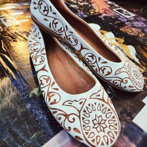 Leather Moroccan Ballerina Flats